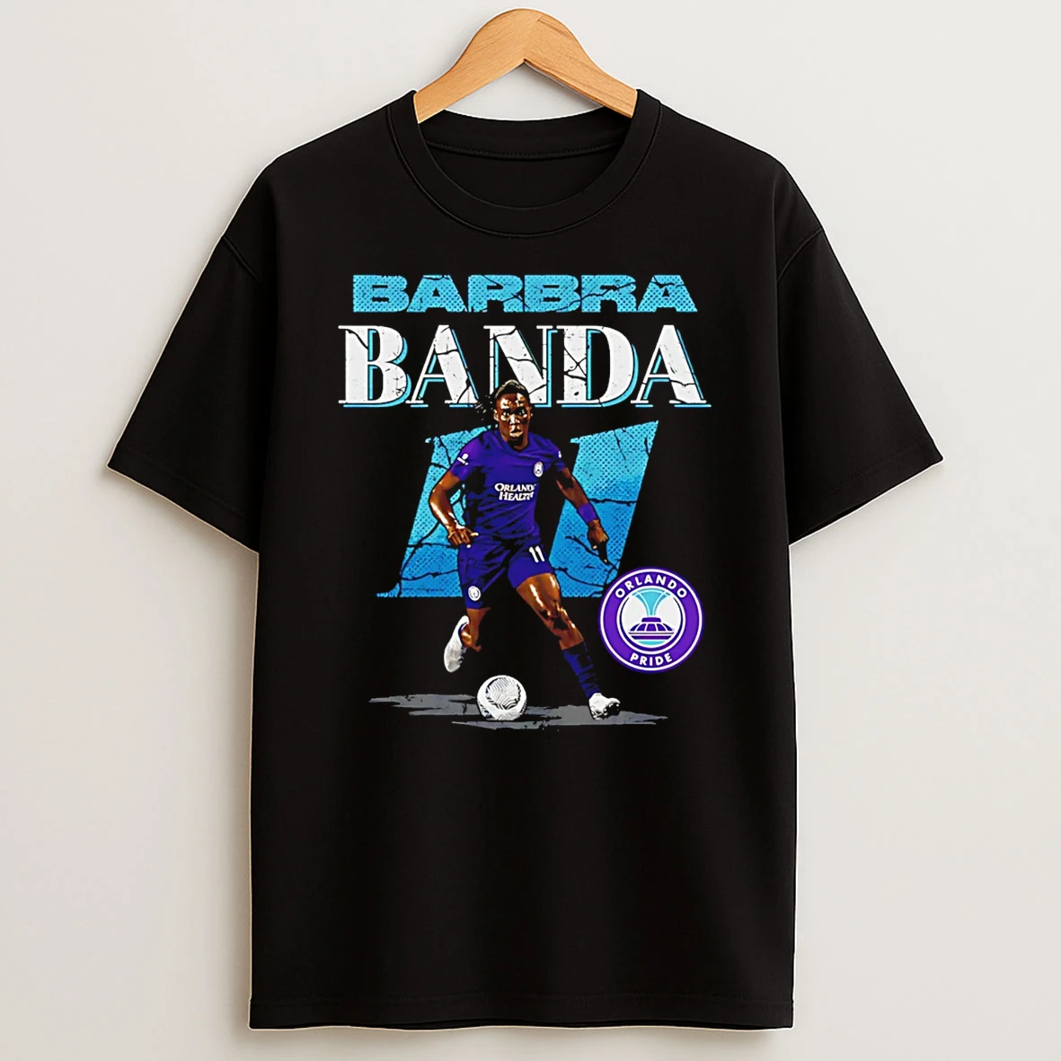 Barbra Banda Orlando Pride Cracked Number T Shirt