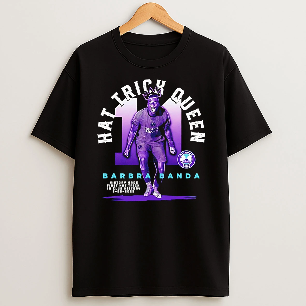 Barbra Banda Orlando Pride Hat Trick T Shirt