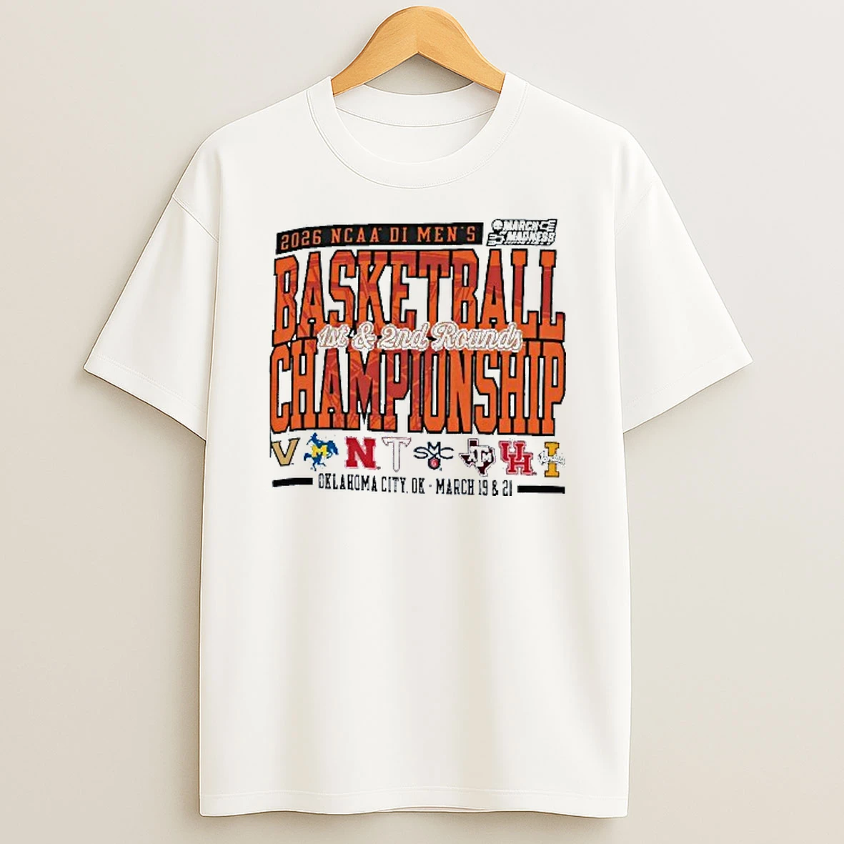 Basketball Championship Ncaa Di Womens 1st 2nd Rounds 2026 March Madness All Teams Oklahoma City Ok T Shirt