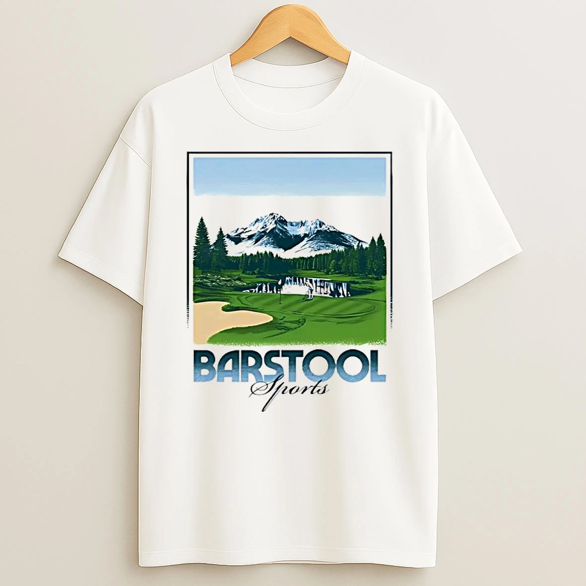 Best Barstool Sports Golf Mountain Pocket T Shirt