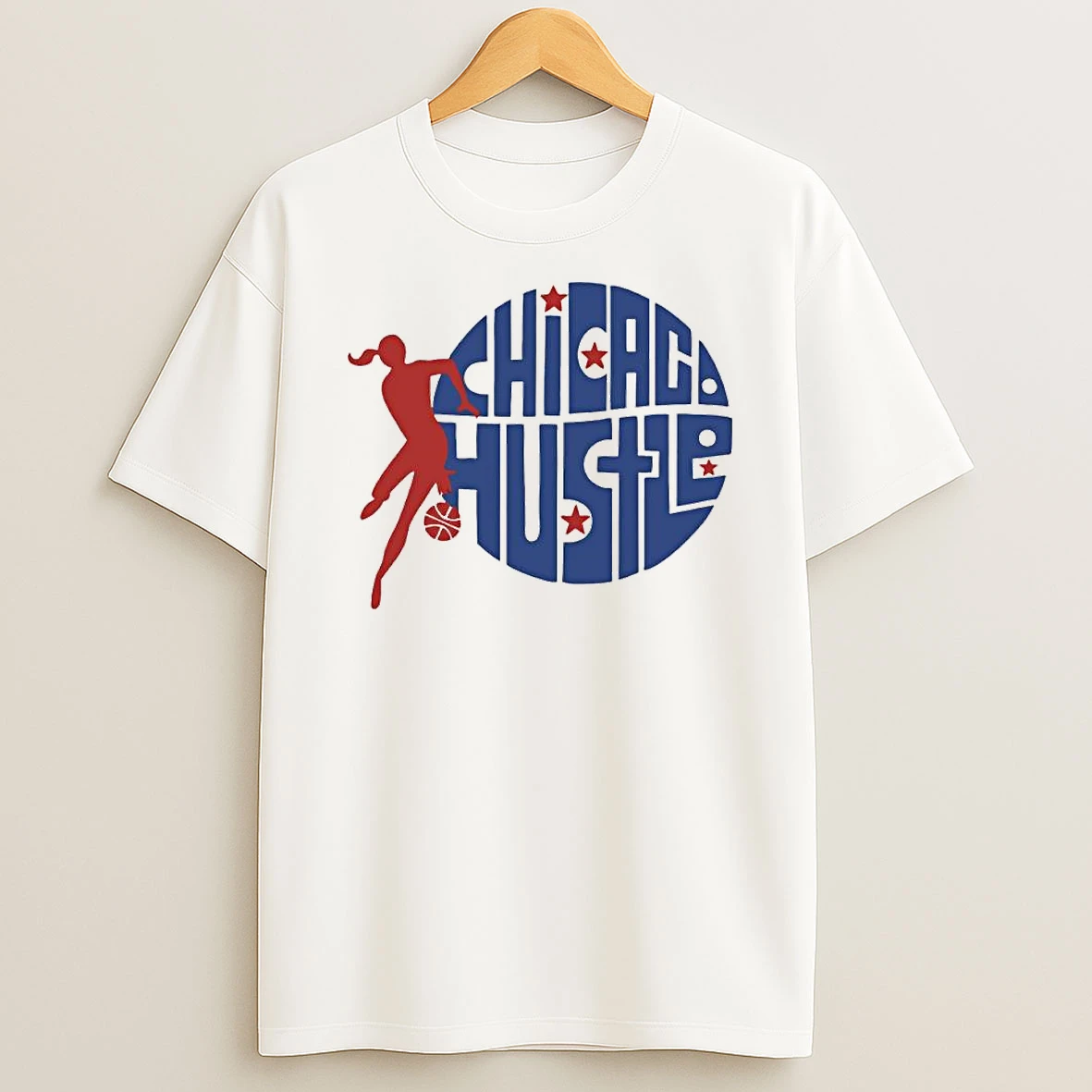 Best Chicago Hustle Womens Pro Basketball Logo T Shirt