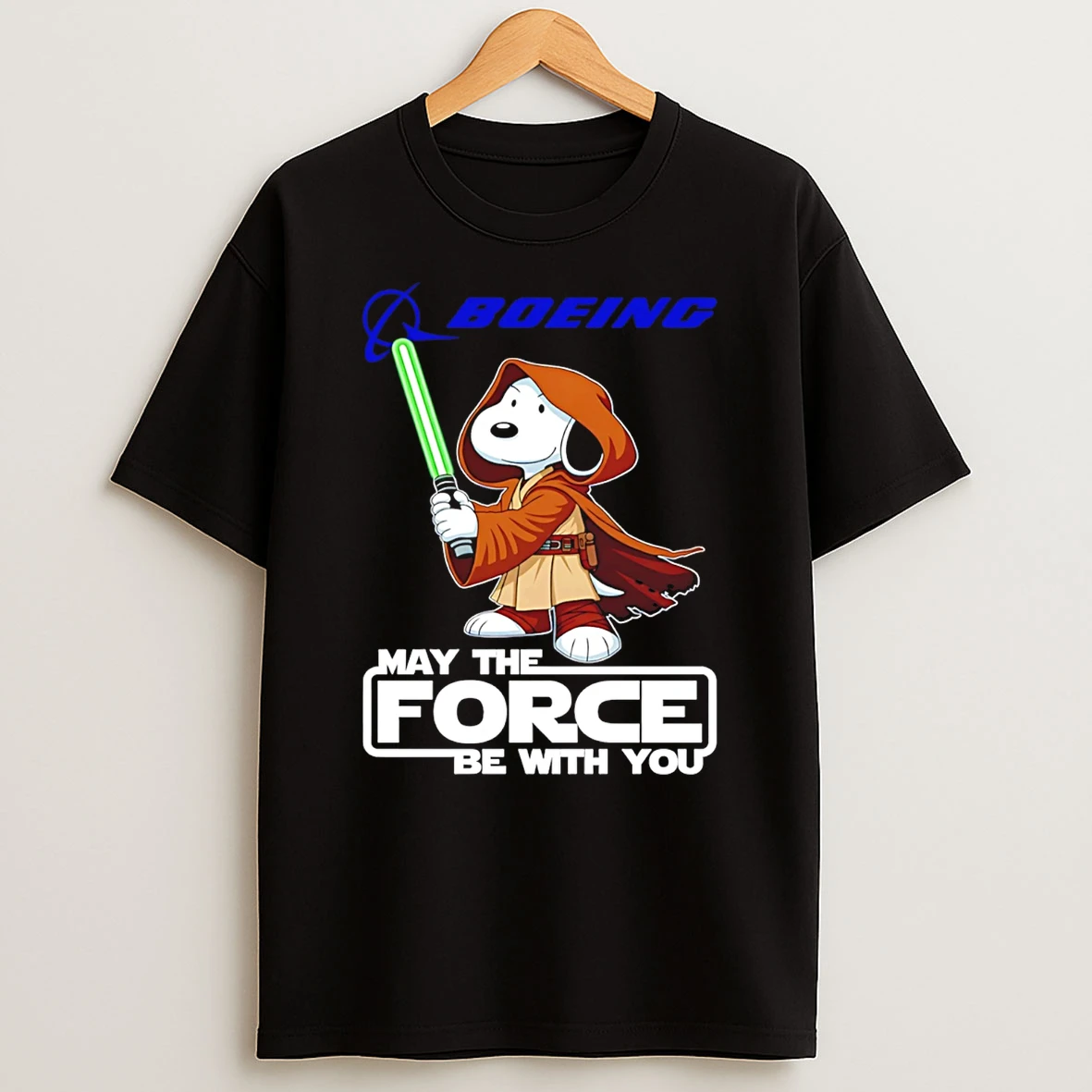 Boeing May The Force Be With You Snoopy X Star War T Shirt