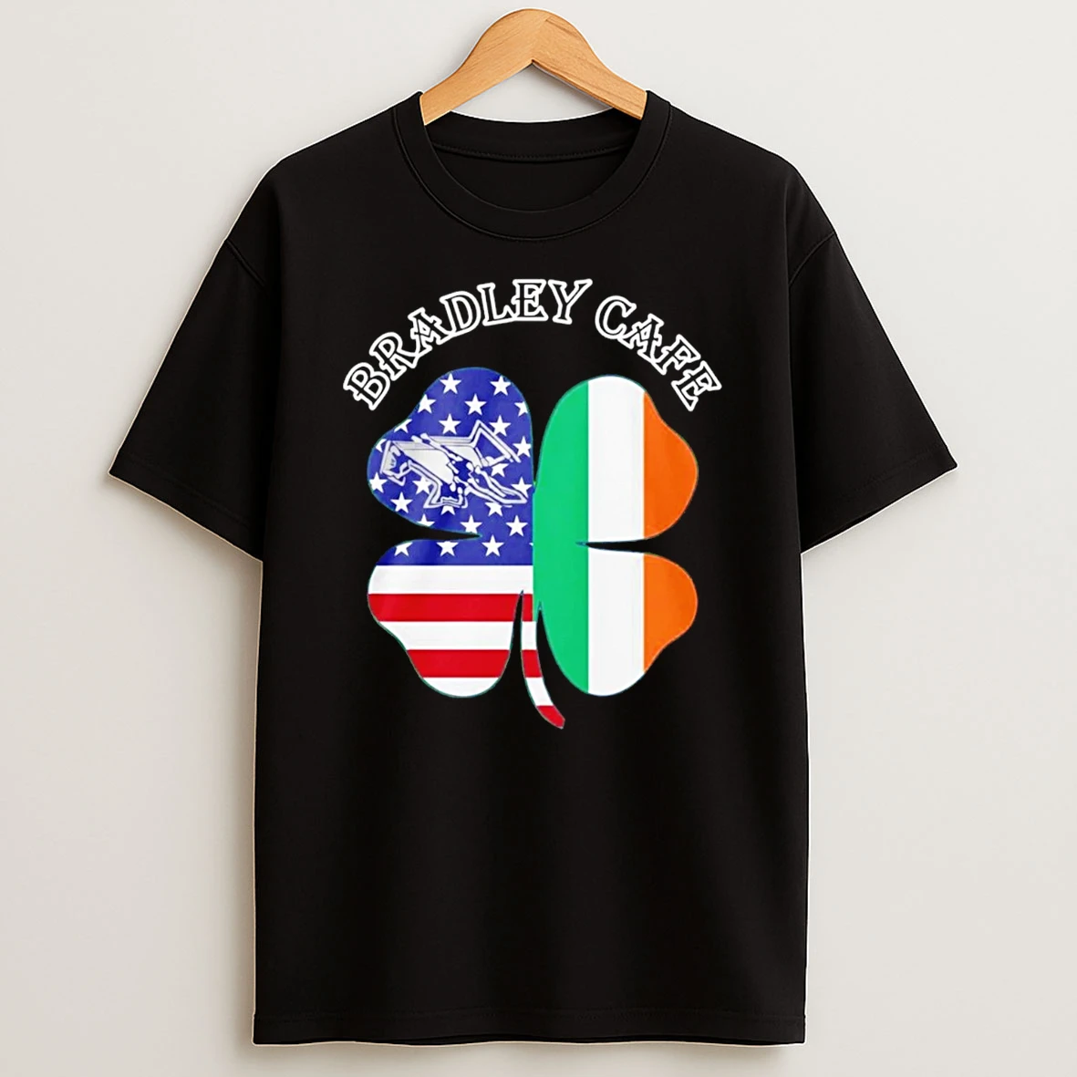 Bradley Cafe Providence Ri Est 1937 Flag T Shirt