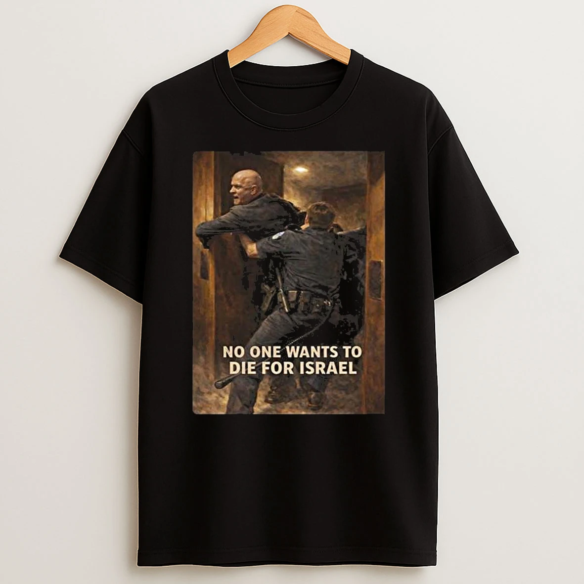 Brian Mcguinness No One Want To Die For Israel Lancien Sergent Des Marines T Shirt