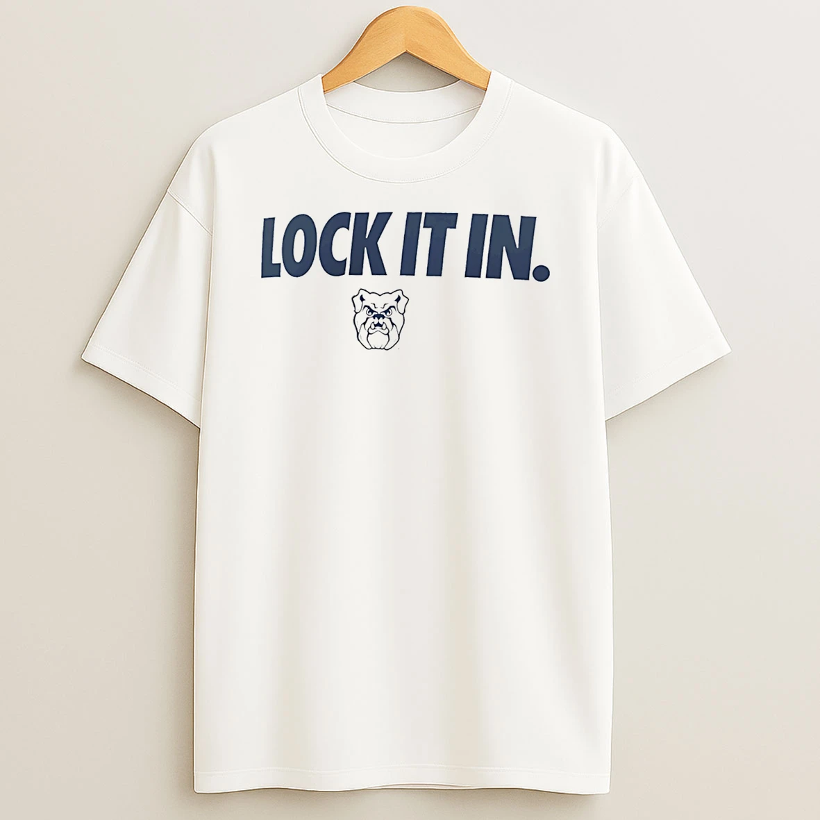 Butler Bulldogs Bears Lock It In Logo T Shirt