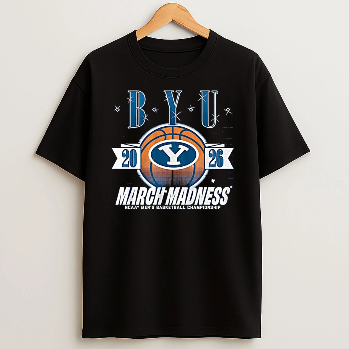 Byu Cougars March Madness Ncaa Mens Basketball Championship 2026 T Shirt