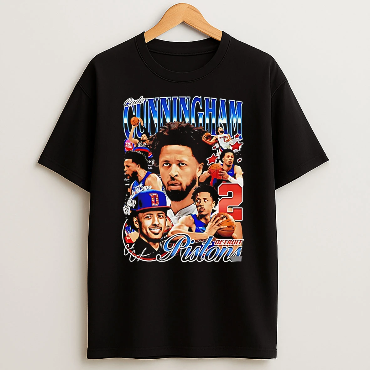 Cade Cunningham Detroit Pistons Nba Pistons Streetwear T Shirt