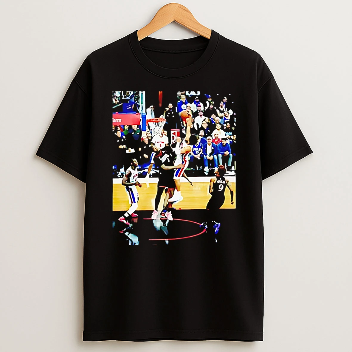 Cade Cunningham Dunking Over Drummond T Shirt