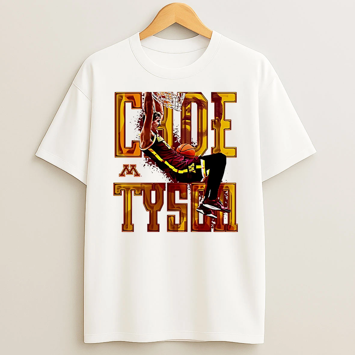 Cade Tyson Minnesota Basketball Ncaa Graphic 26 T Shirt