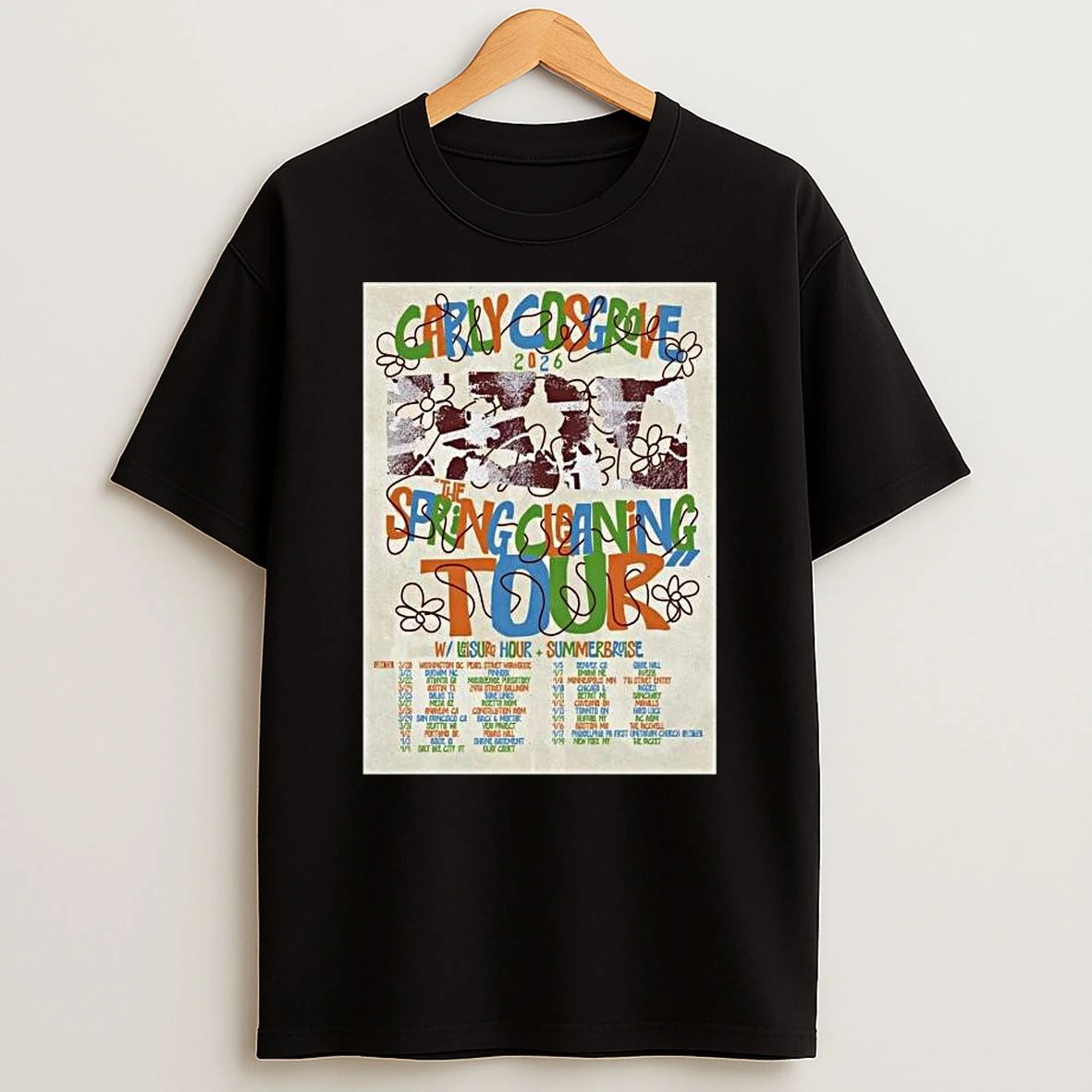 Carly Cosgrove 2026 Tour The Spring Cleaning T Shirt