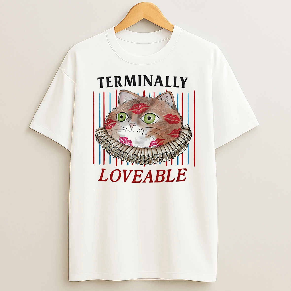 Cat Terminally Loveable T Shirt