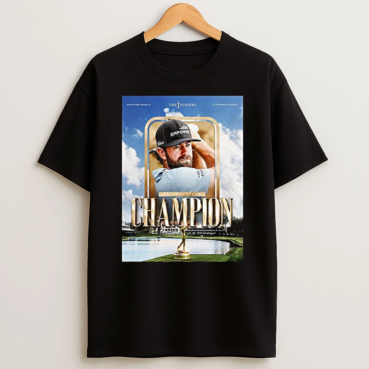 Celebrates Cameron Young Champions The Players 2026 T Shirt