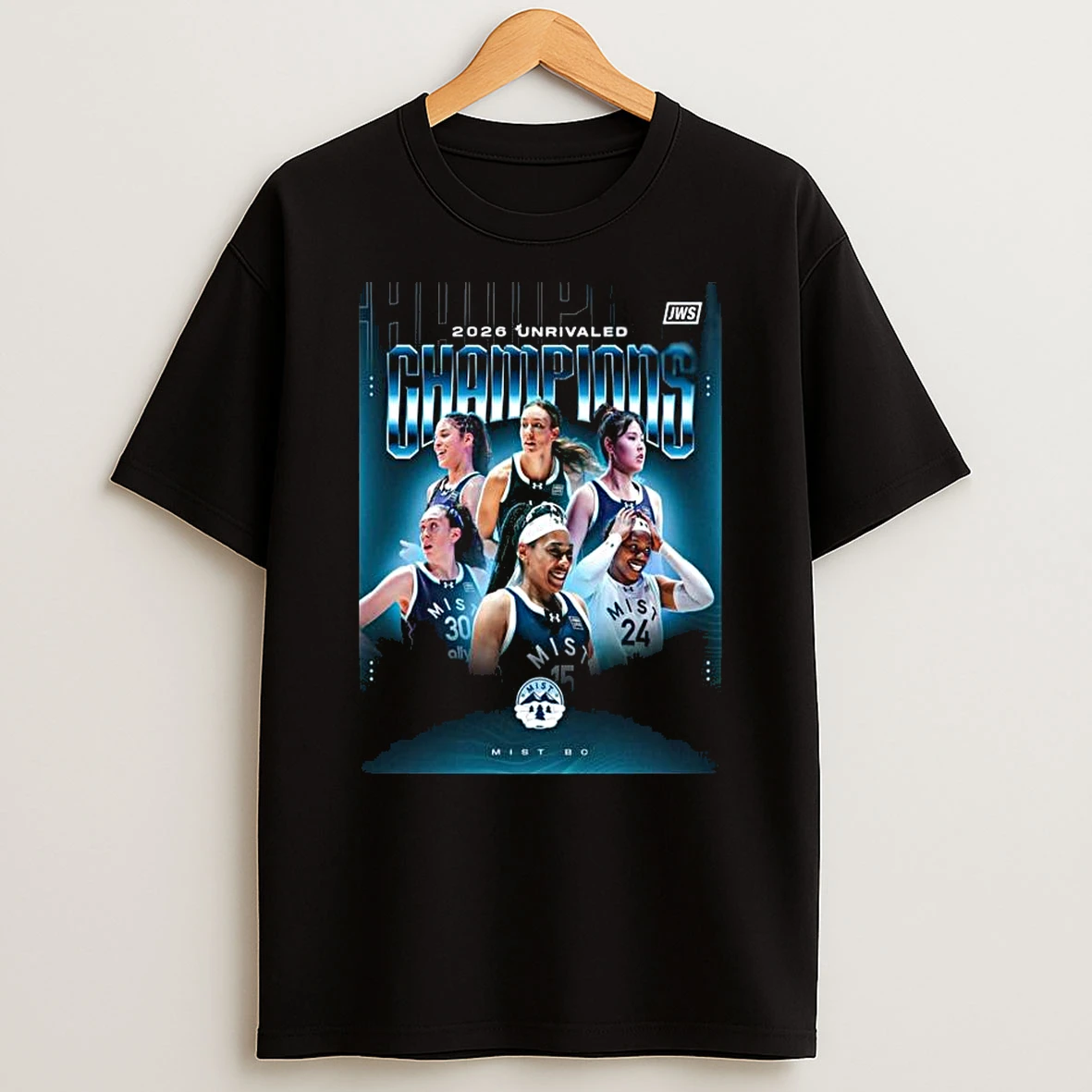 Celebrates Mist Bc Champions 2026 Unrivaled Championship T Shirt