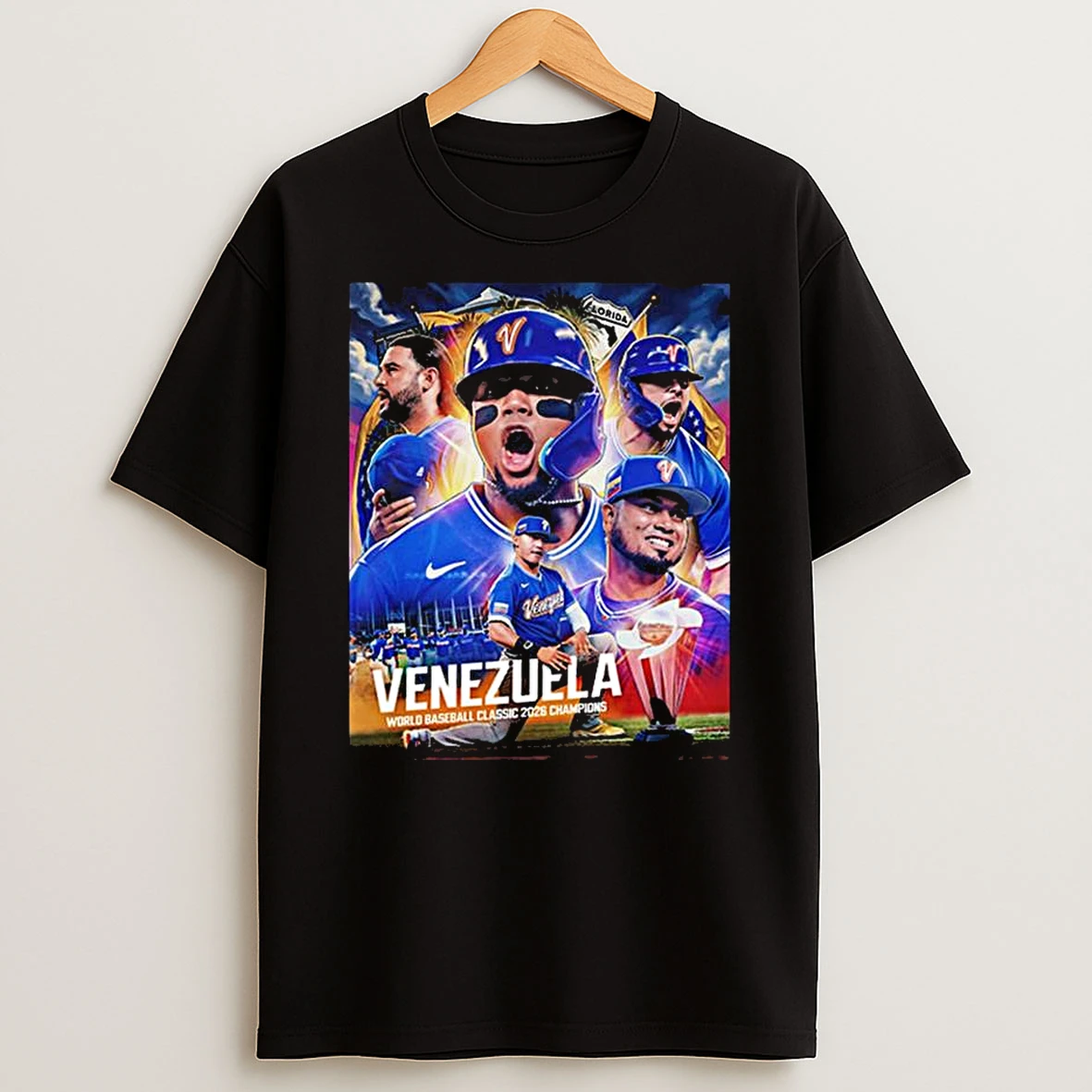 Celebrates Venezuela World Baseball Classic 2026 Championship T Shirt