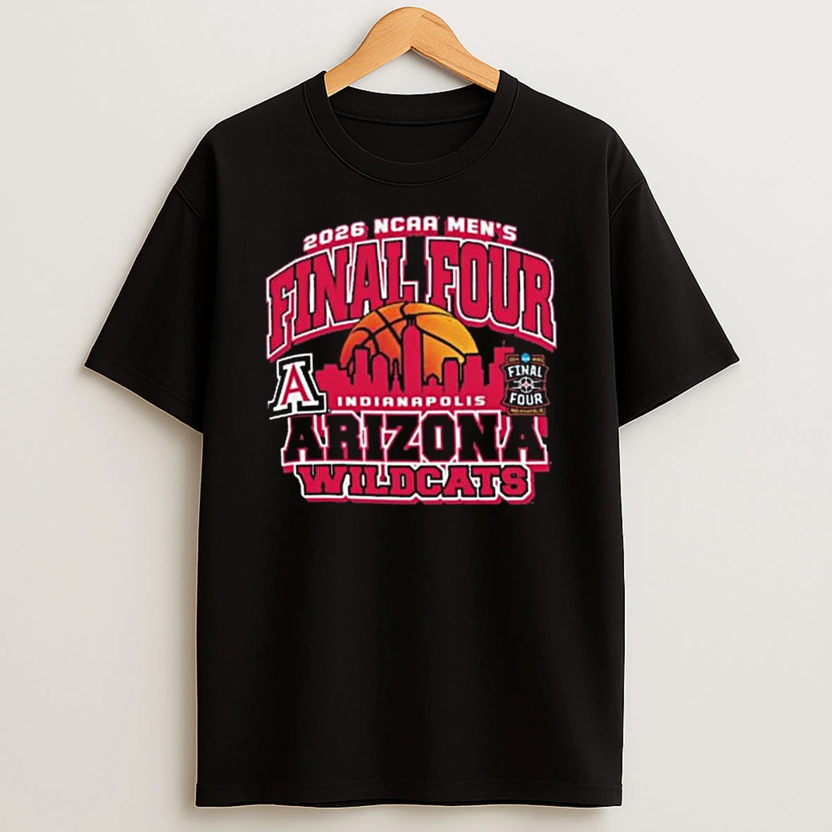 Champion Arizona Wildcats 2026 Ncaa Mens Basketball Final Four Bound T Shirt