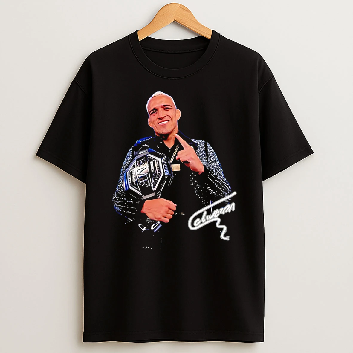 Charles Oliveira 2026 Bmf Champions Signature Graphic T Shirt