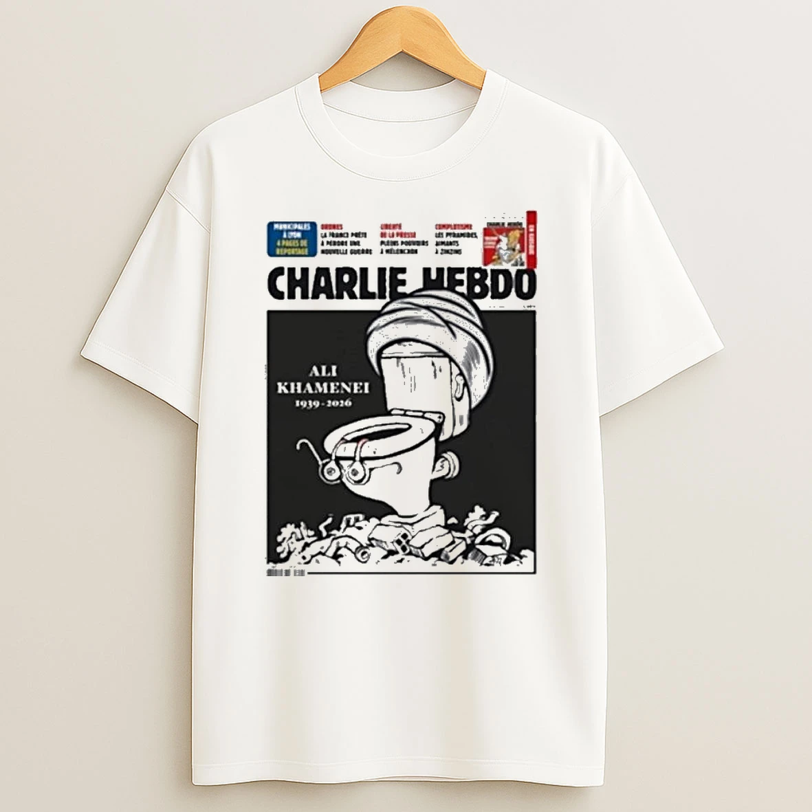 Charlie Hebdo Ali Khamenei Cover 2026 T Shirt