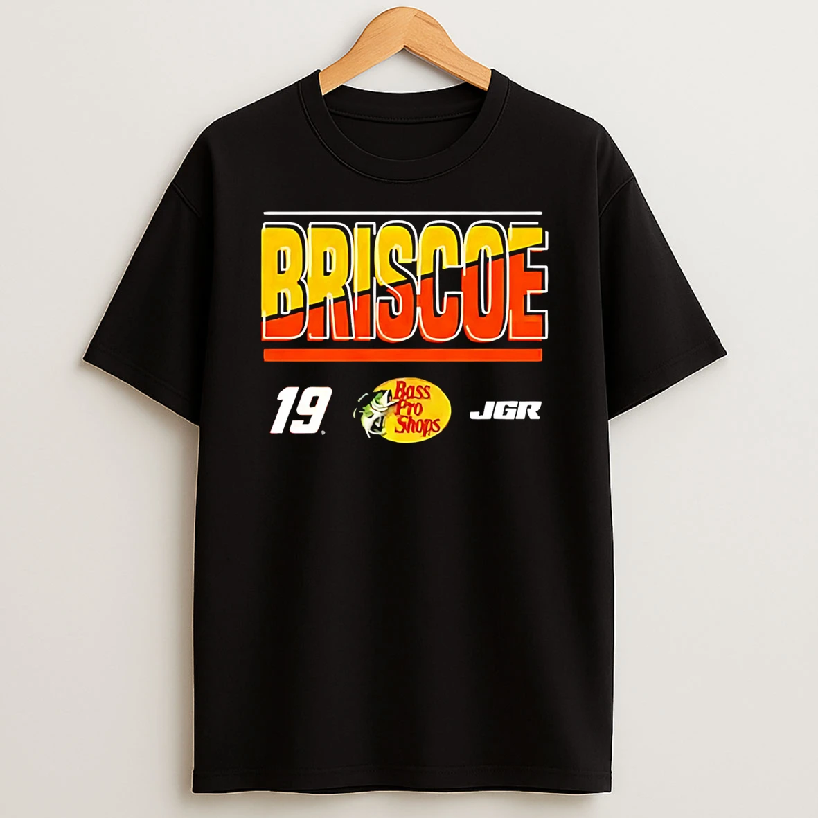 Chase Briscoe 2025 Bass Pro Name And Number 19 T Shirt