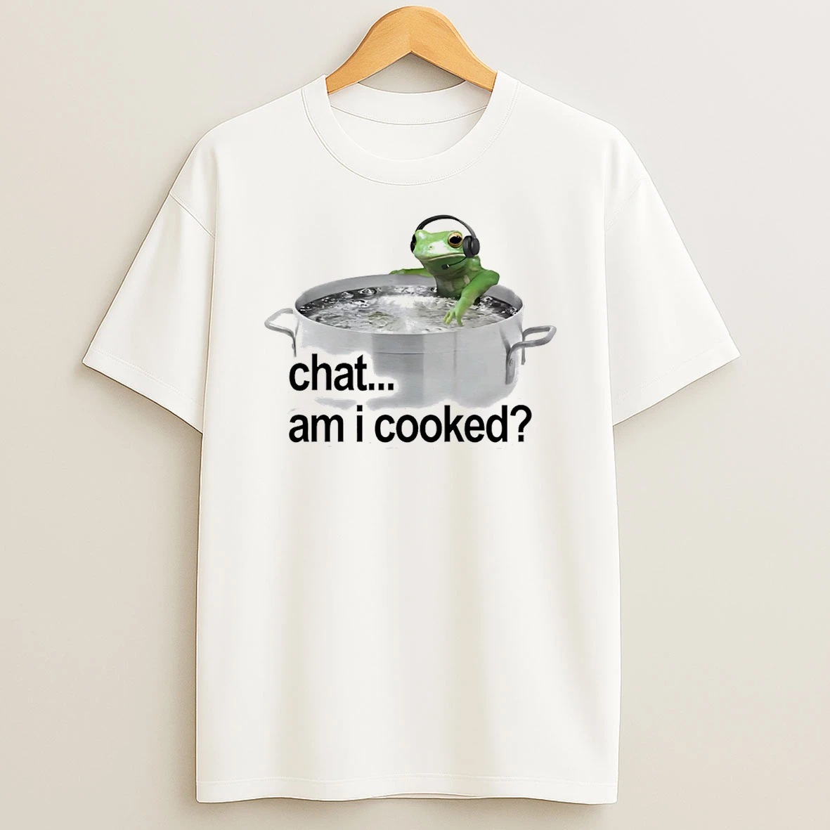Chat Am I Cooked Frog T Shirt
