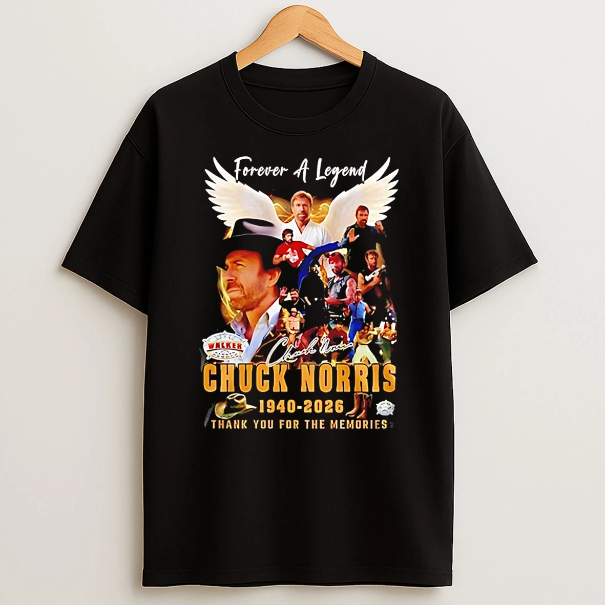 Chuck Norris Forever A Legend 2026 Rest In Glory T Shirt