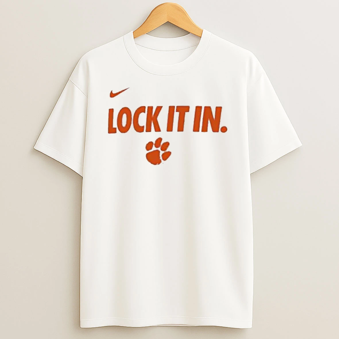 Clemson Tigers Lock It In 2026 On Court Bench Legend Dri Fit T Shirt