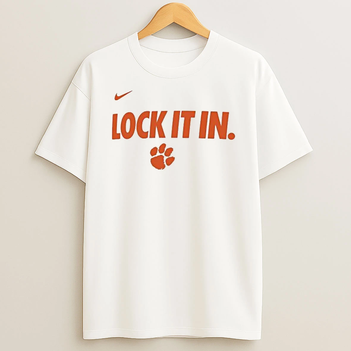 Clemson Tigers Lock It In 2026 On Court Bench T Shirt