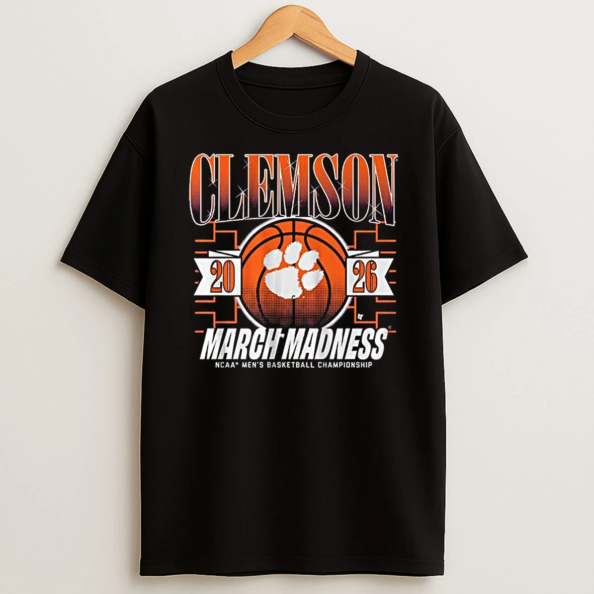 Clemson Tigers March Madness Ncaa Mens Basketball Championship 2026 T Shirt