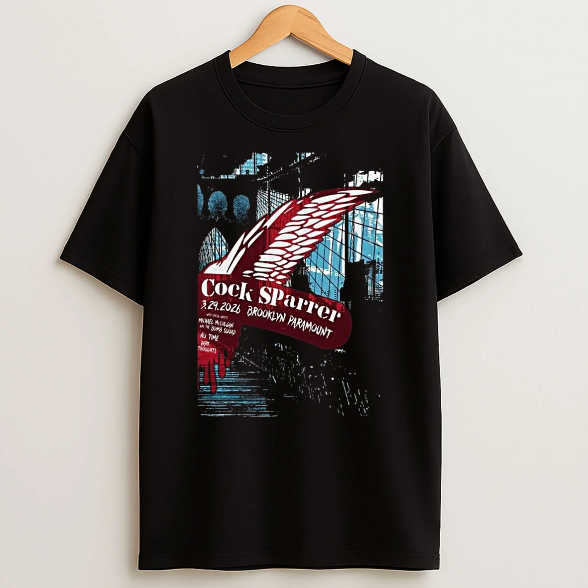 Cock Sparrer Concert Tour In Brooklyn Ny March 29 2026 T Shirt