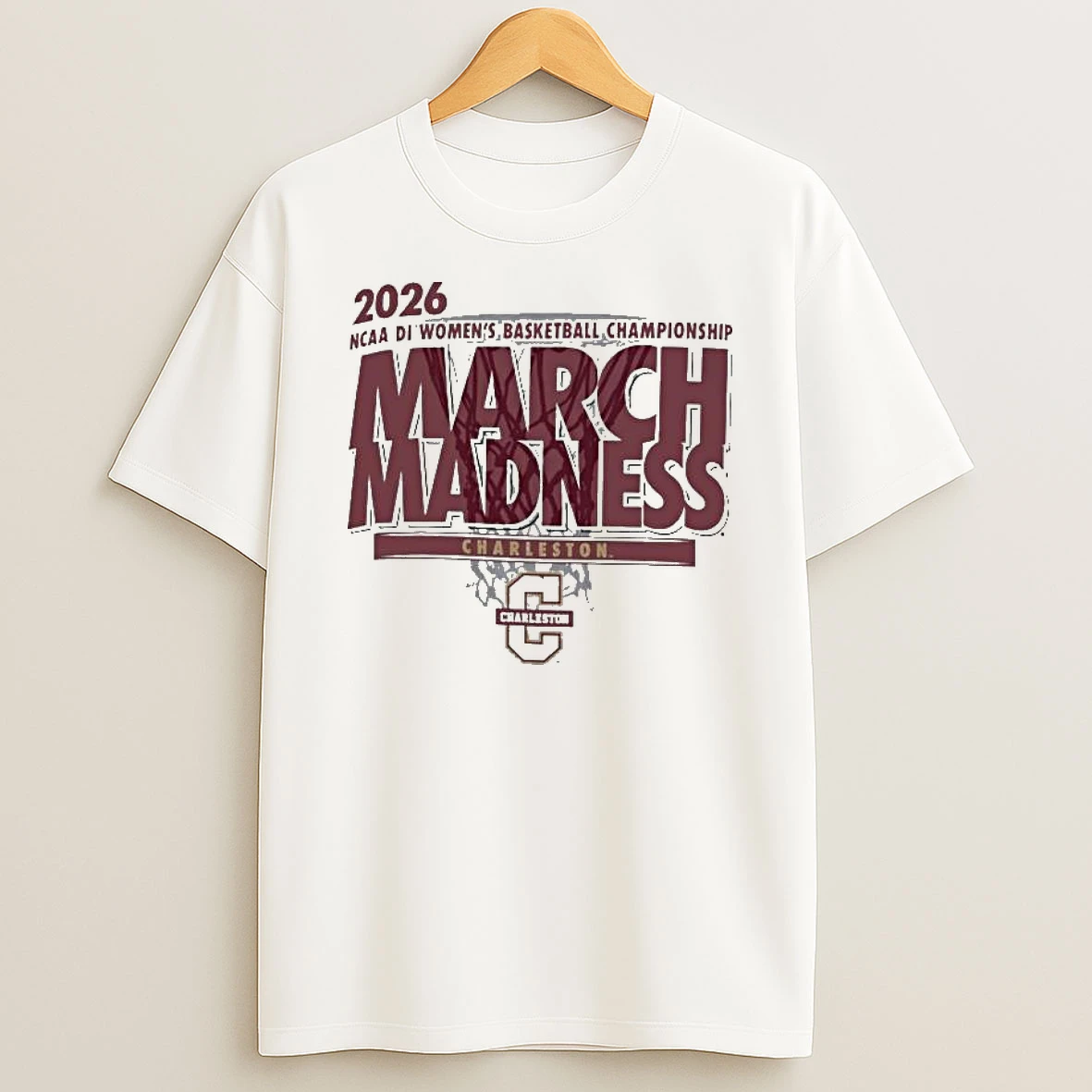 College Of Charleston Cougars 2026 Ncaa Di Womens Basketball Championship March Madness T Shirt