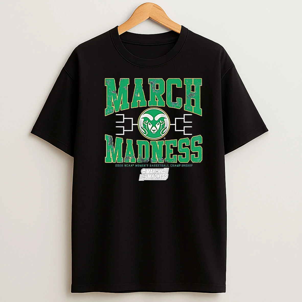 Colorado State Rams Wbb 2026 March Madness Logo T Shirt