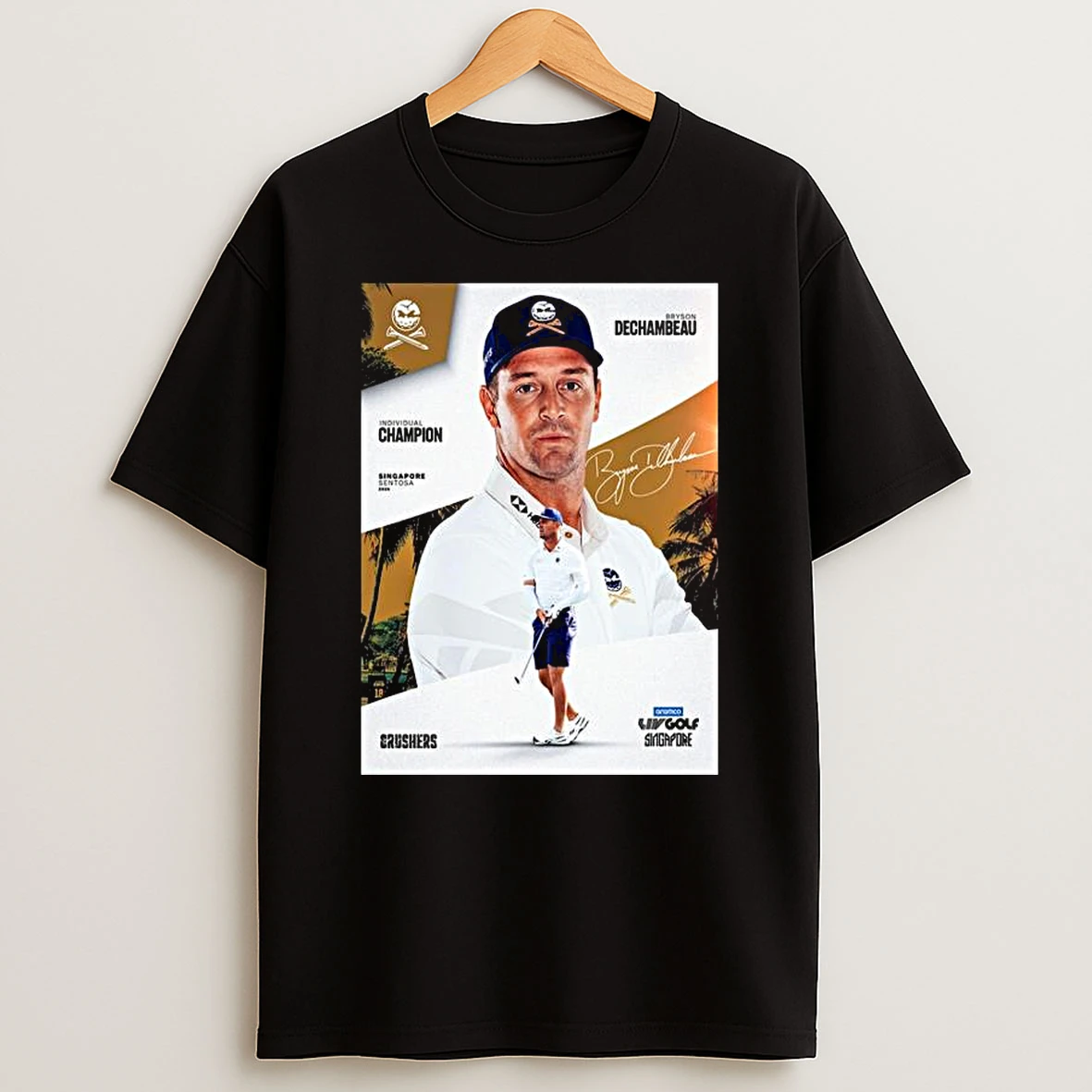 Congrats Bryson Dechambeau Champions Individual Title In Singapore 2026 T Shirt