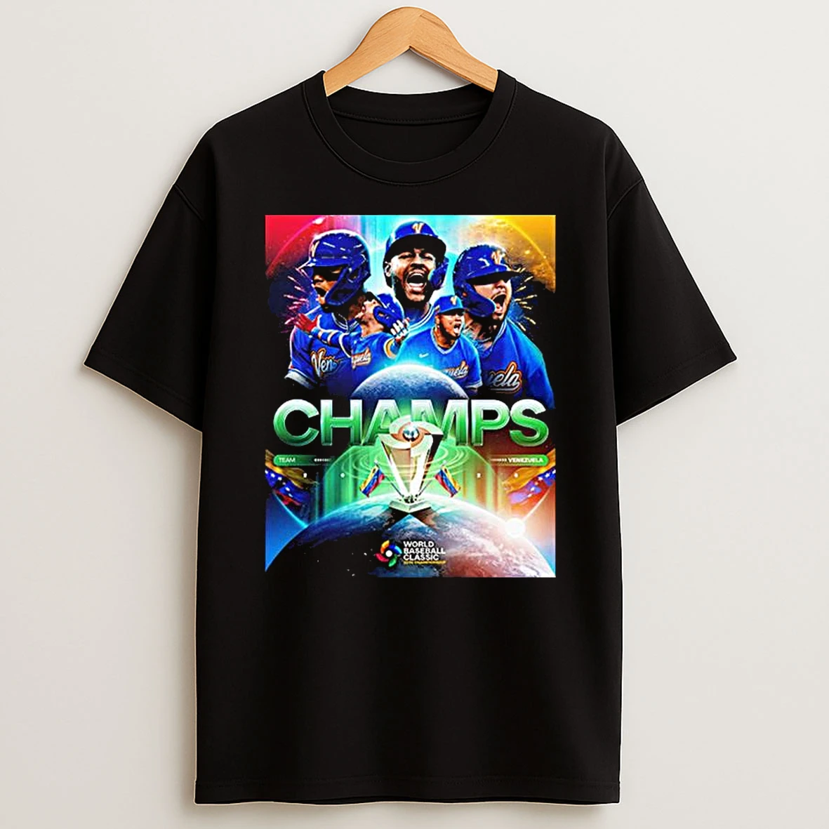 Congrats Venezuela Baseball Champions World Baseball Classic 2026 First Time In History T Shirt