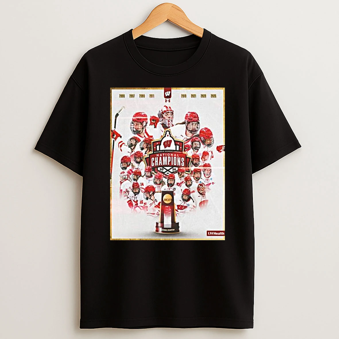 Congrats Wisconsin Womens Hockey Champions National Championship 2026 T Shirt