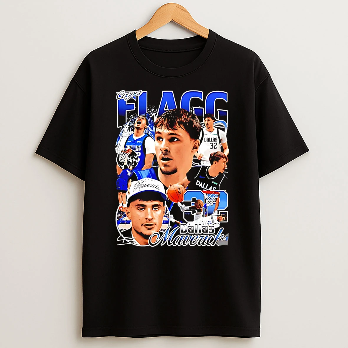 Cooper Flagg Dallas Mavericks Rising Basketball Star T Shirt