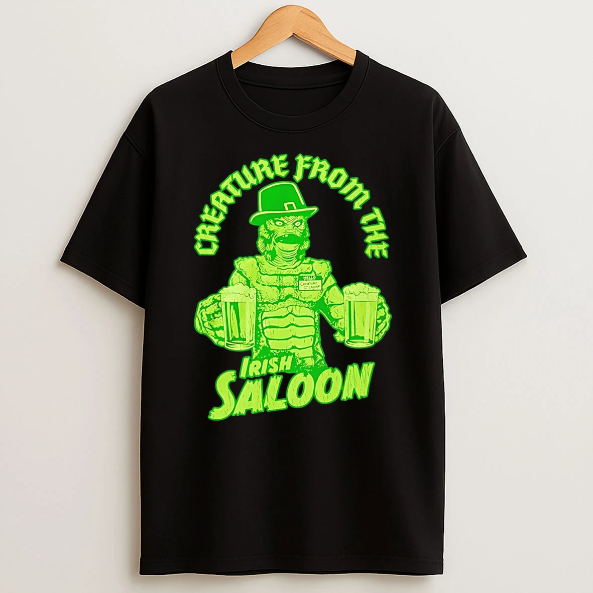 Creature From The Irish Saloon T Shirt