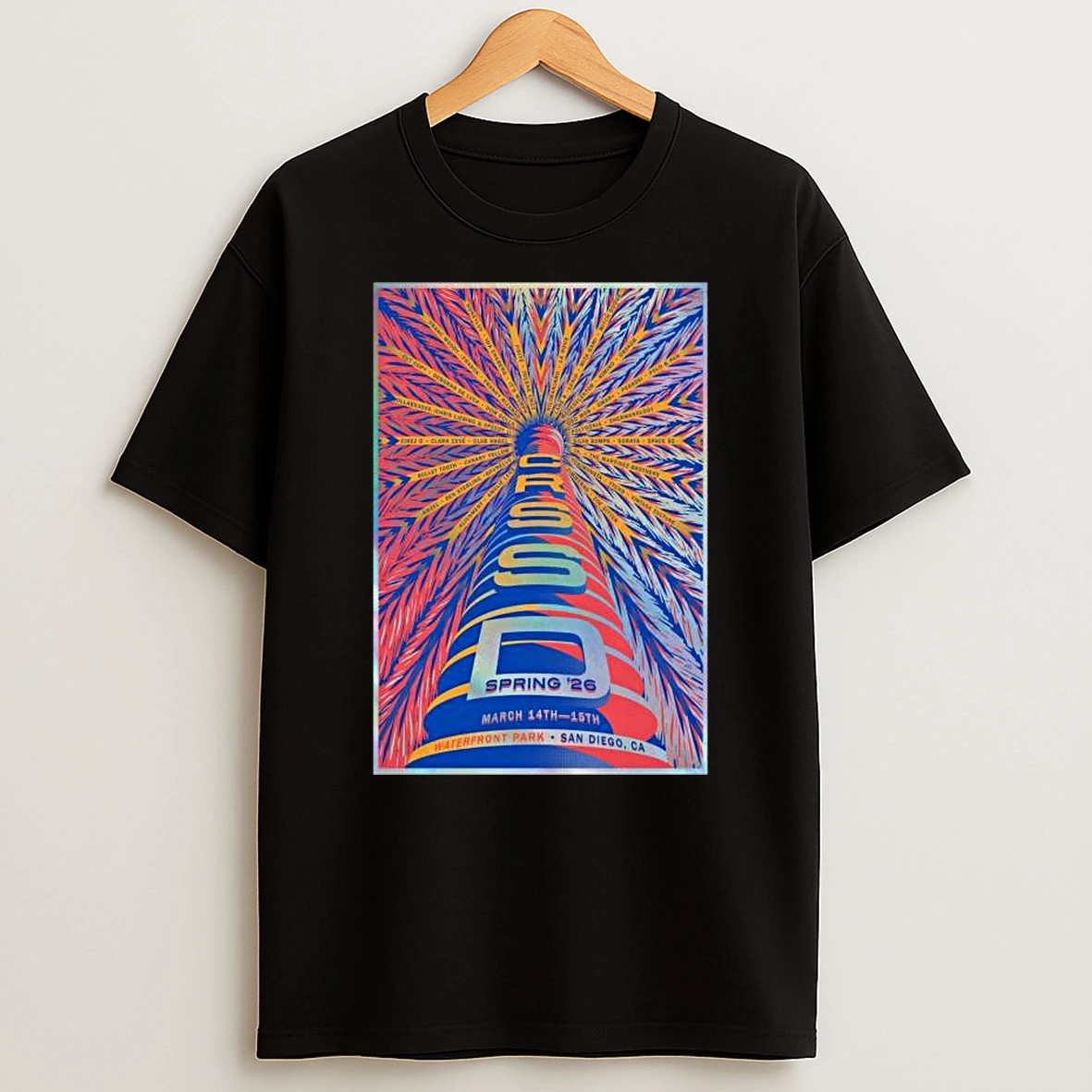 Crssd Fest Spring Tour 2026 In San Diego Ca T Shirt