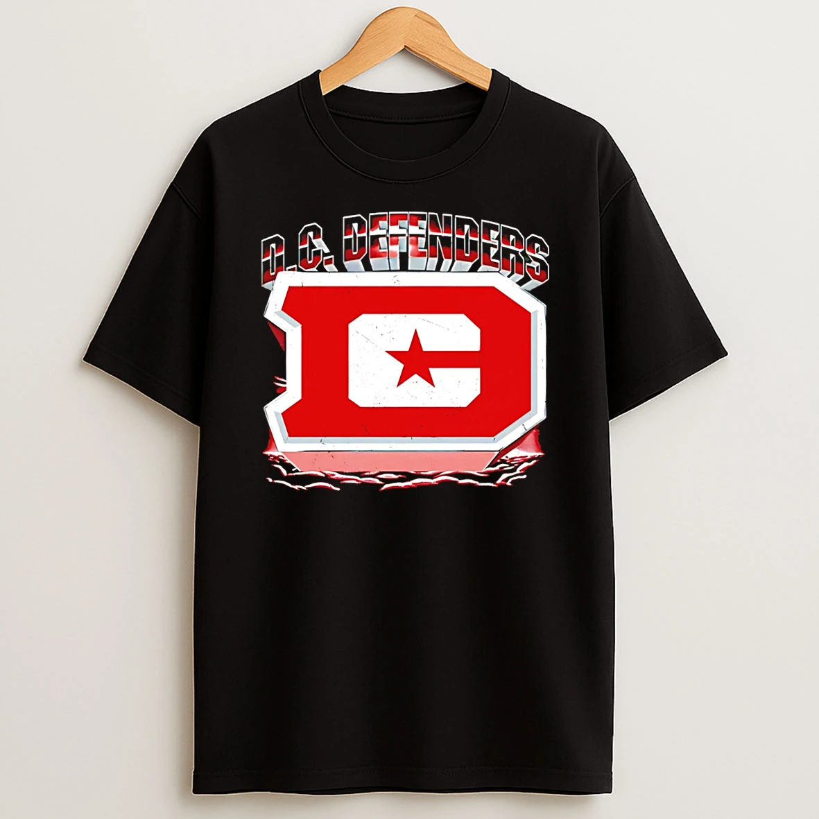 Dc Defenders Ufl Logo Vintage T Shirt