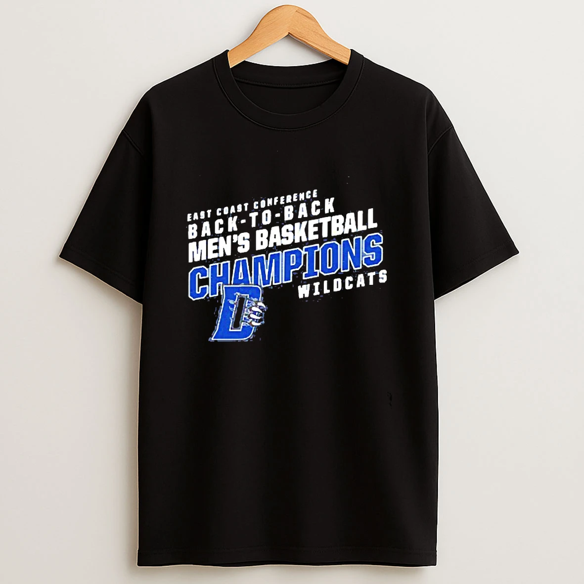 Daemen Wildcats East Coast Conference Back To Back Mens Basketball Champions T Shirt