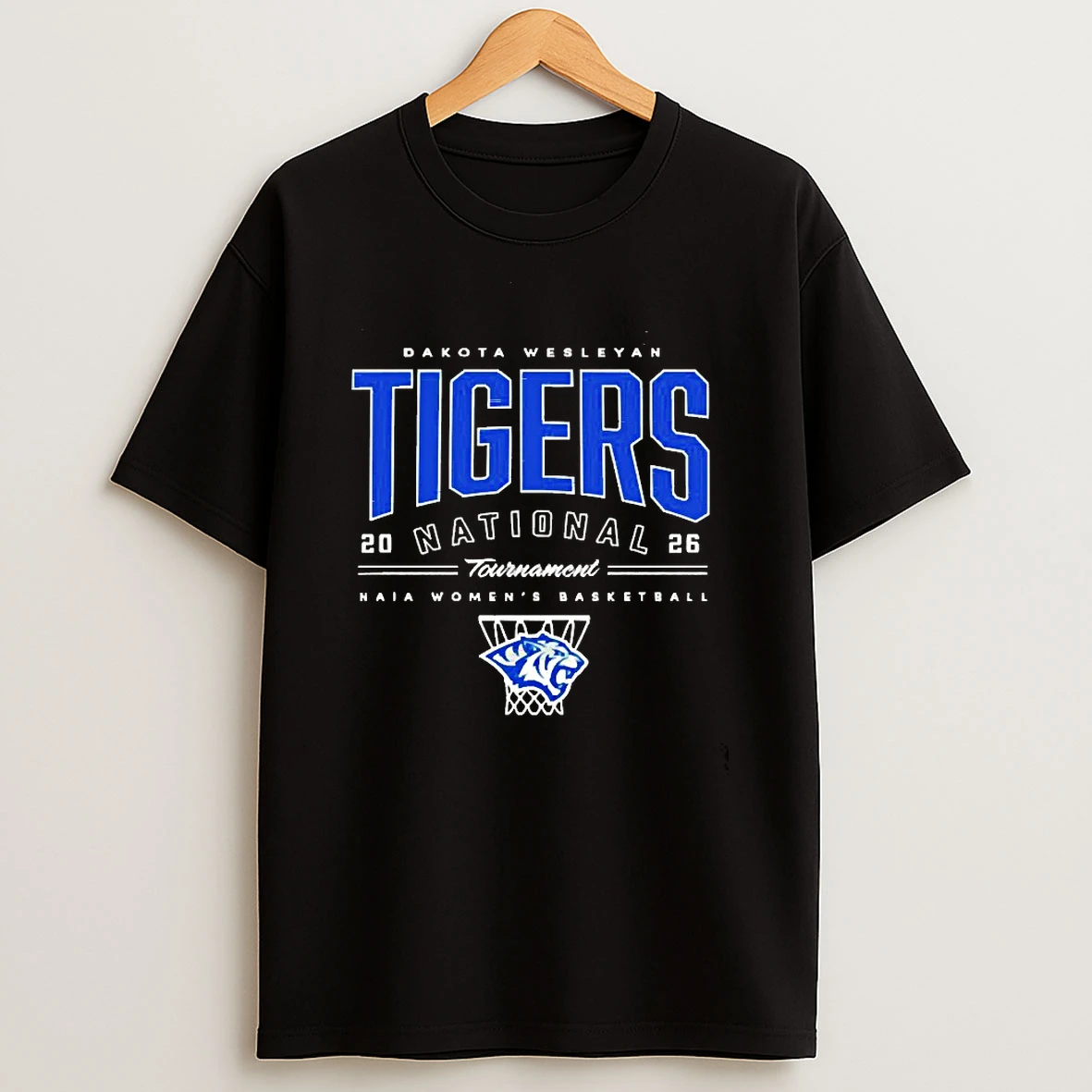 Dakota Wesleyan Tigers 2026 Naia Womens Basketball Tournament National T Shirt