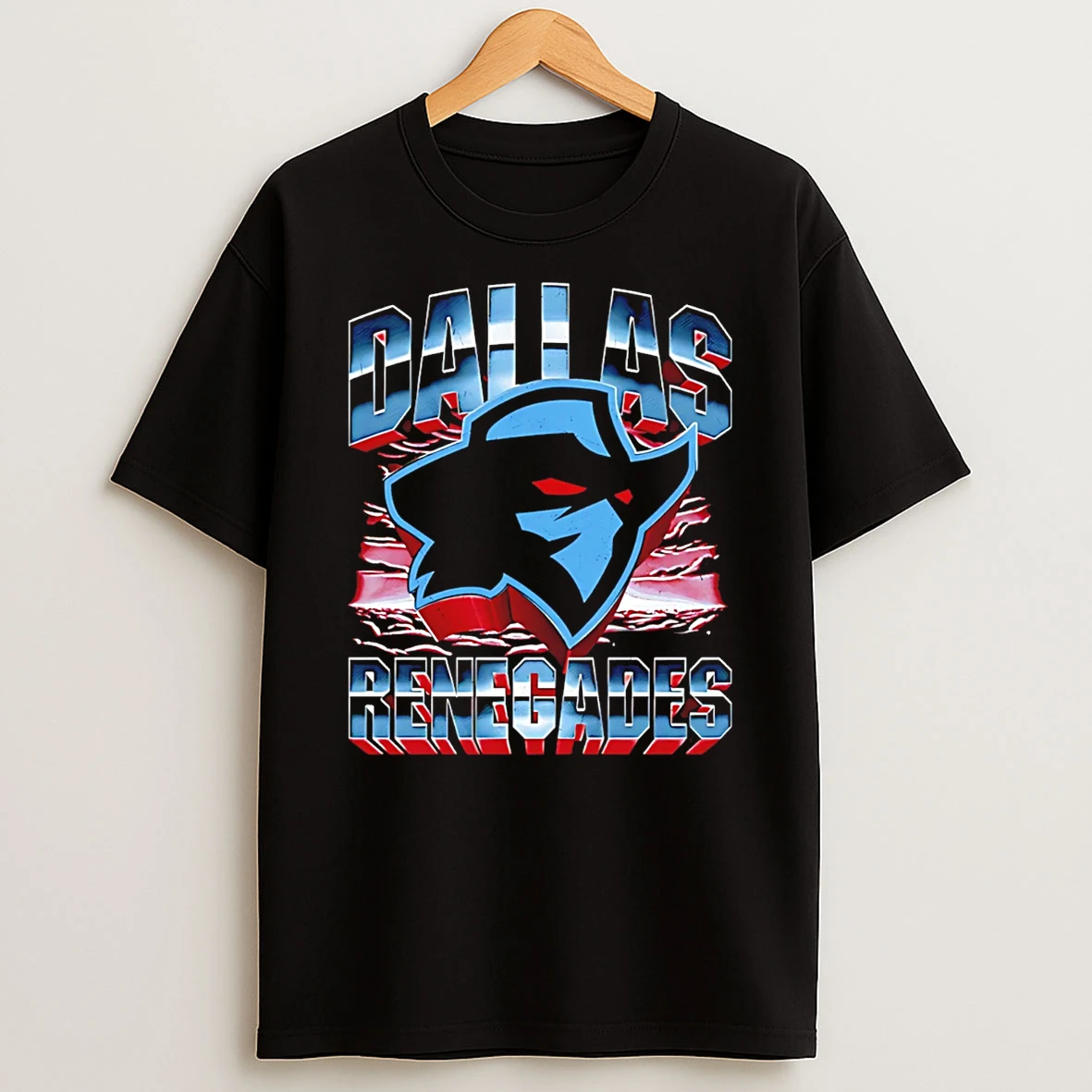 Dallas Renegades Ufl Logo Vintage T Shirt