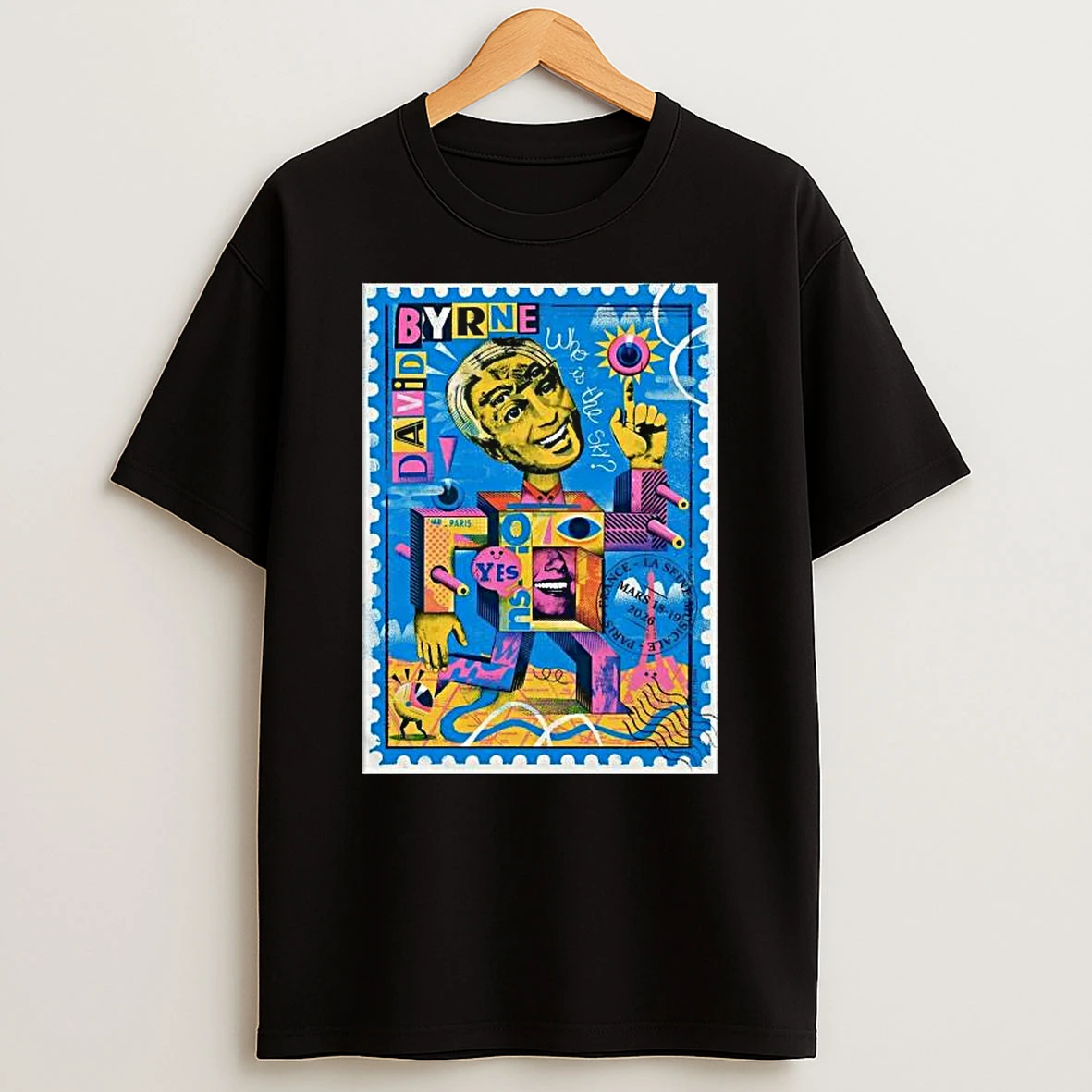 David Byrne Paris France March 18 19 2026 La Grande Seine Tour T Shirt