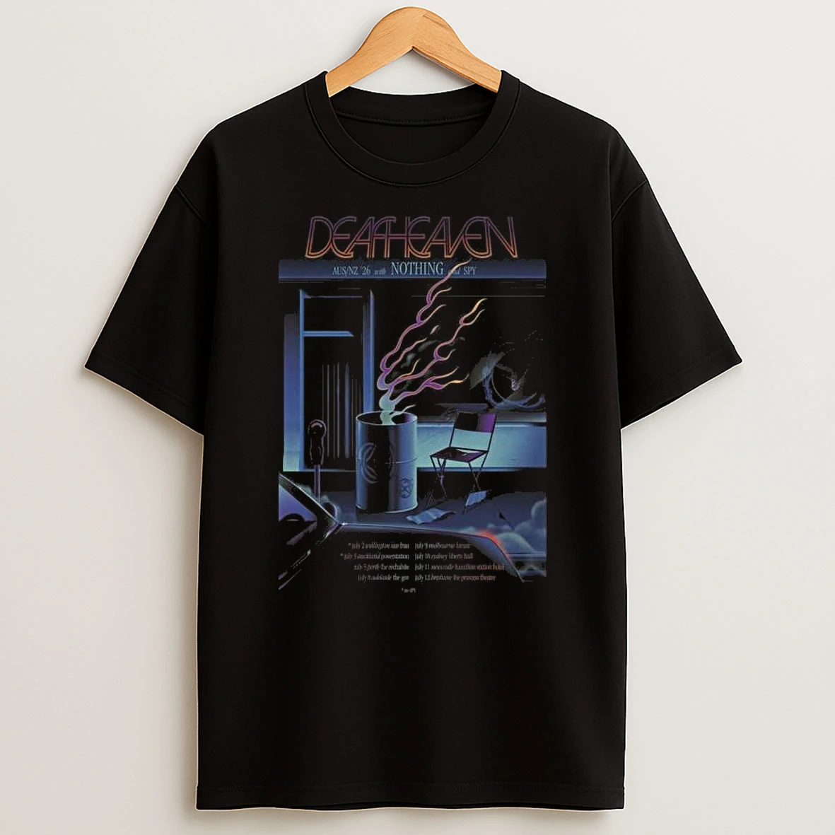 Deafheaven New Zealand And Australia Tour T Shirt