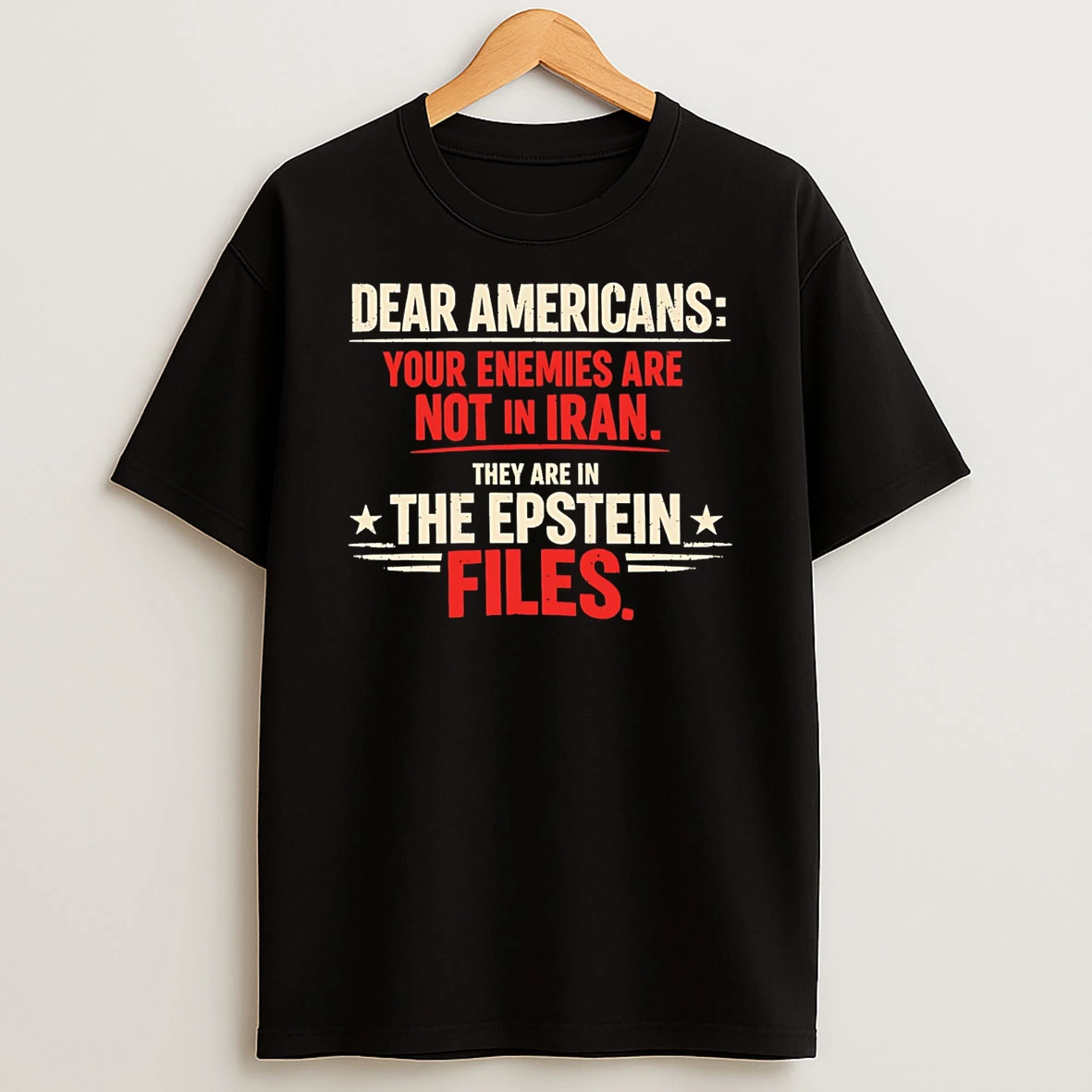 Dear Americans Your Enemies Are Not In Iran T Shirt