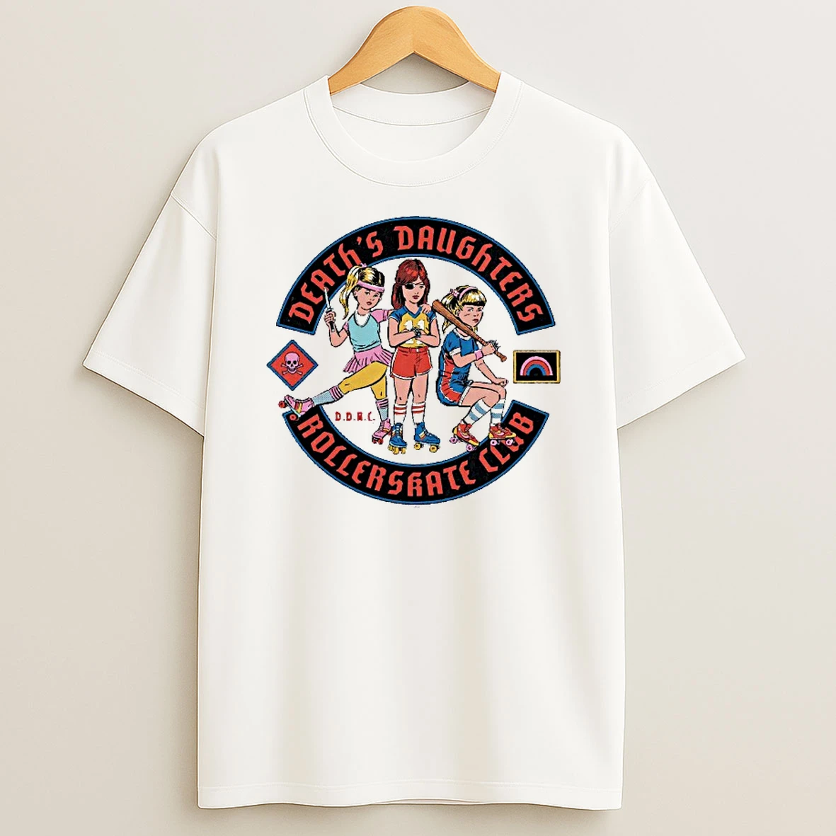 Deaths Daughters Rollerskate Club D D R C T Shirt