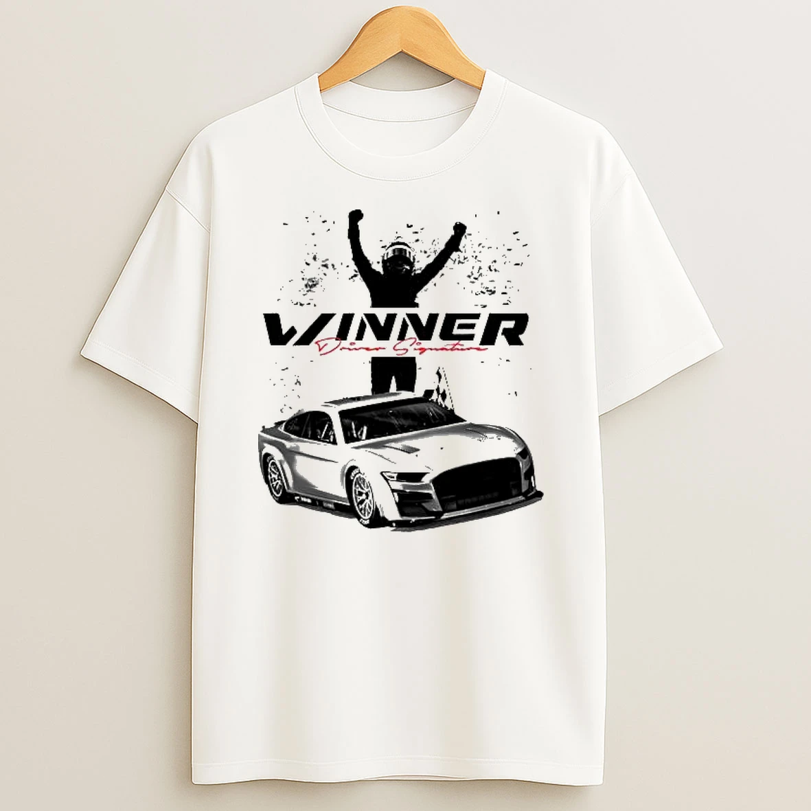 Denny Hamlin Joe Gibbs Racing Team Collection 2026 Pennzoil 400 Winner T Shirt