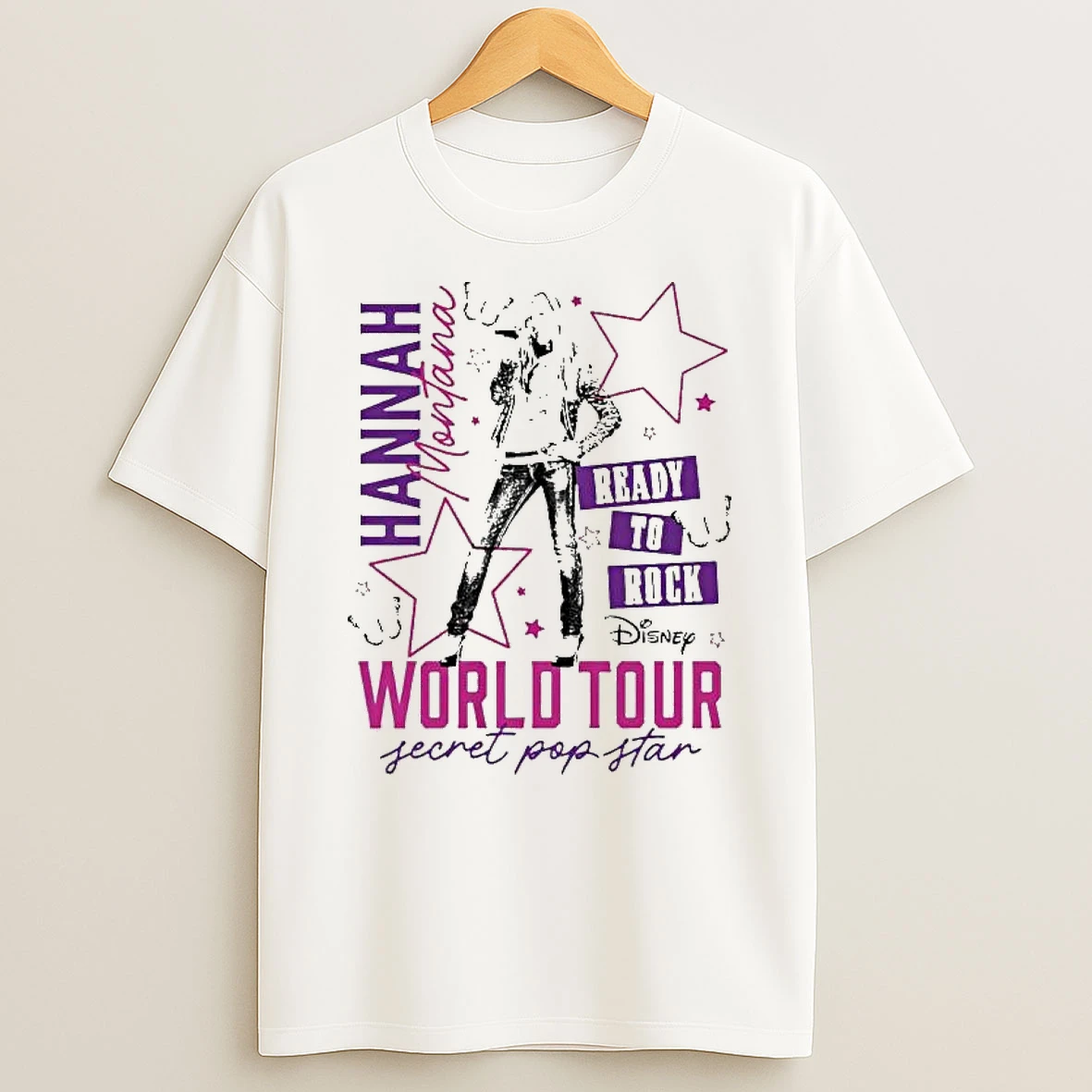 Disney Hannah Montana 20th Anniversary 2026 World Tour Concert T Shirt