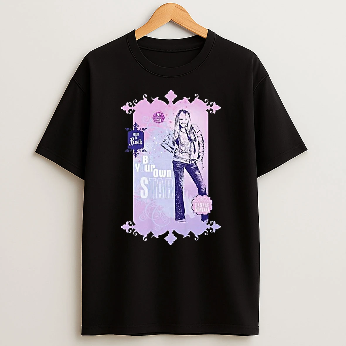 Disney Hannah Montana 20th Anniversary Miley Stewart Be Your Own Star T Shirt