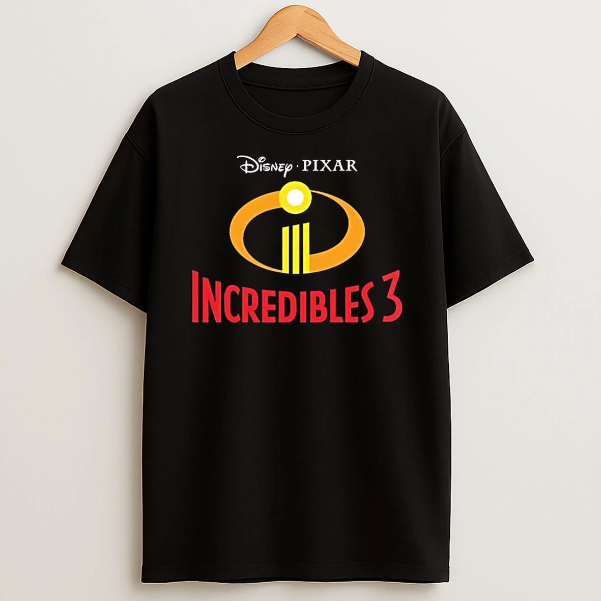 Disney Pixar Incredibles 3 Logo T Shirt