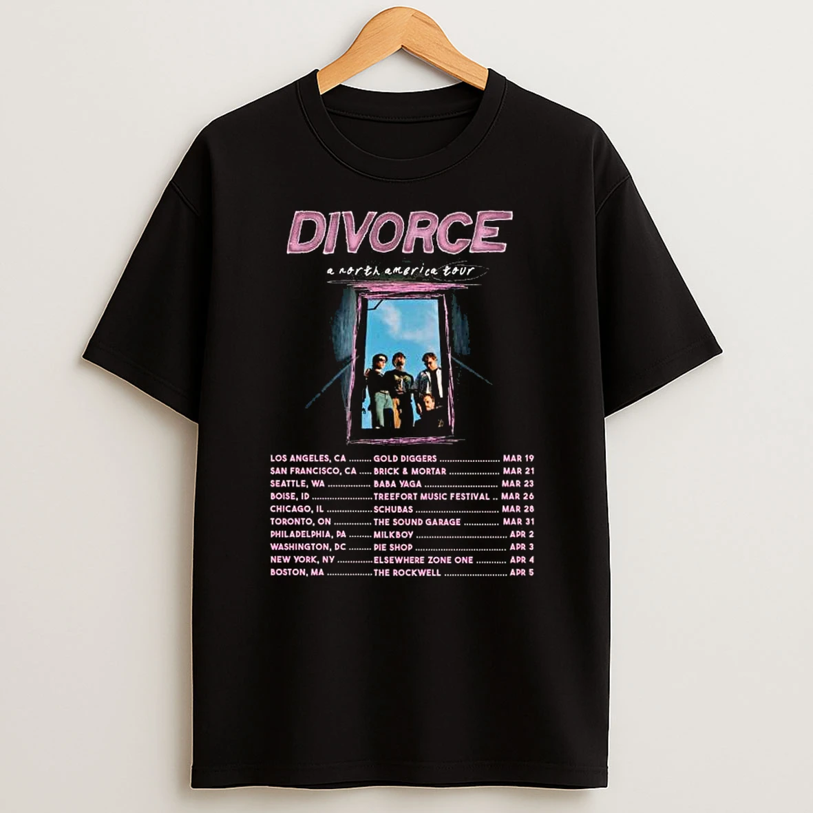 Divorce A North America 2026 Tour T Shirt