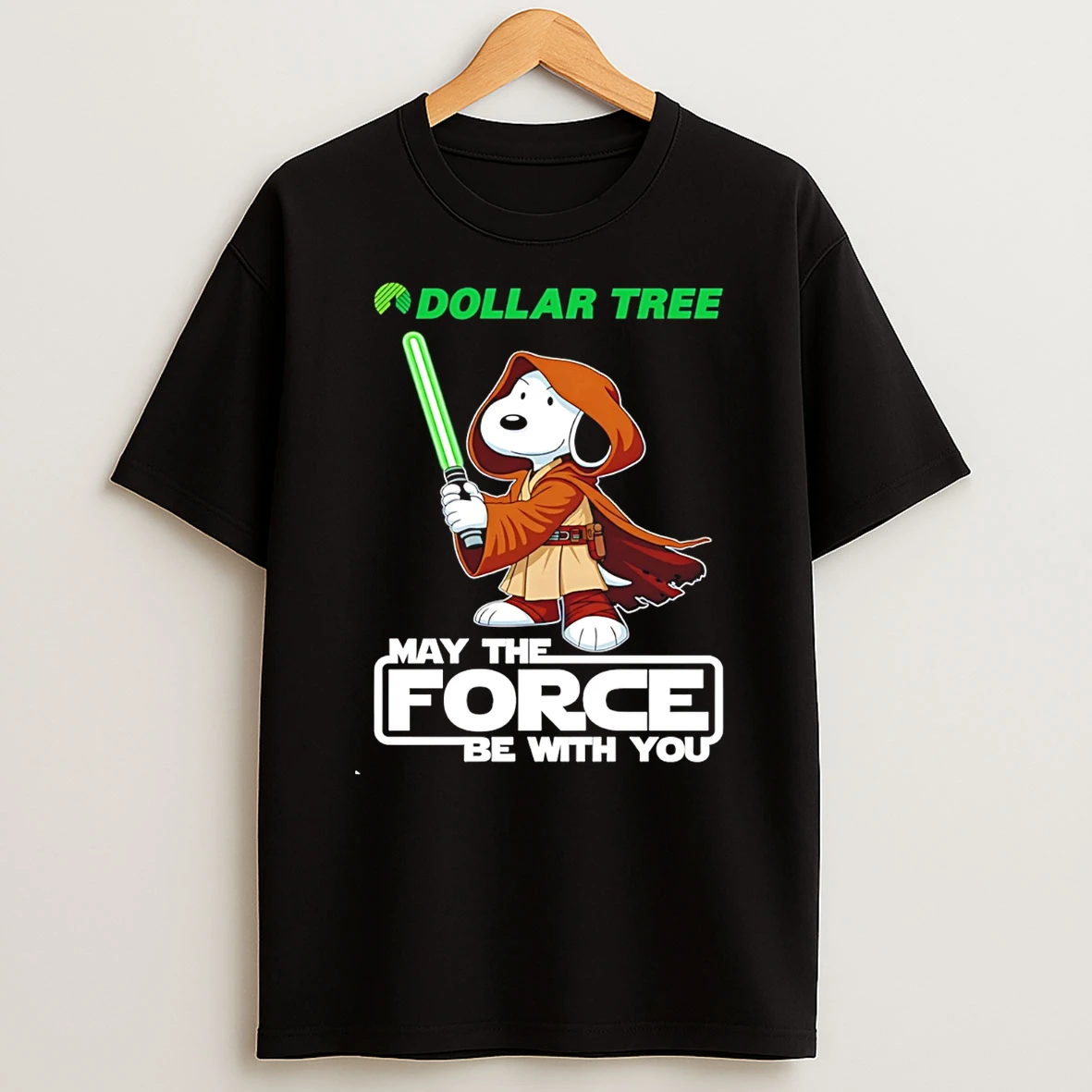 Dollar Tree May The Force Be With You Snoopy X Star War T Shirt